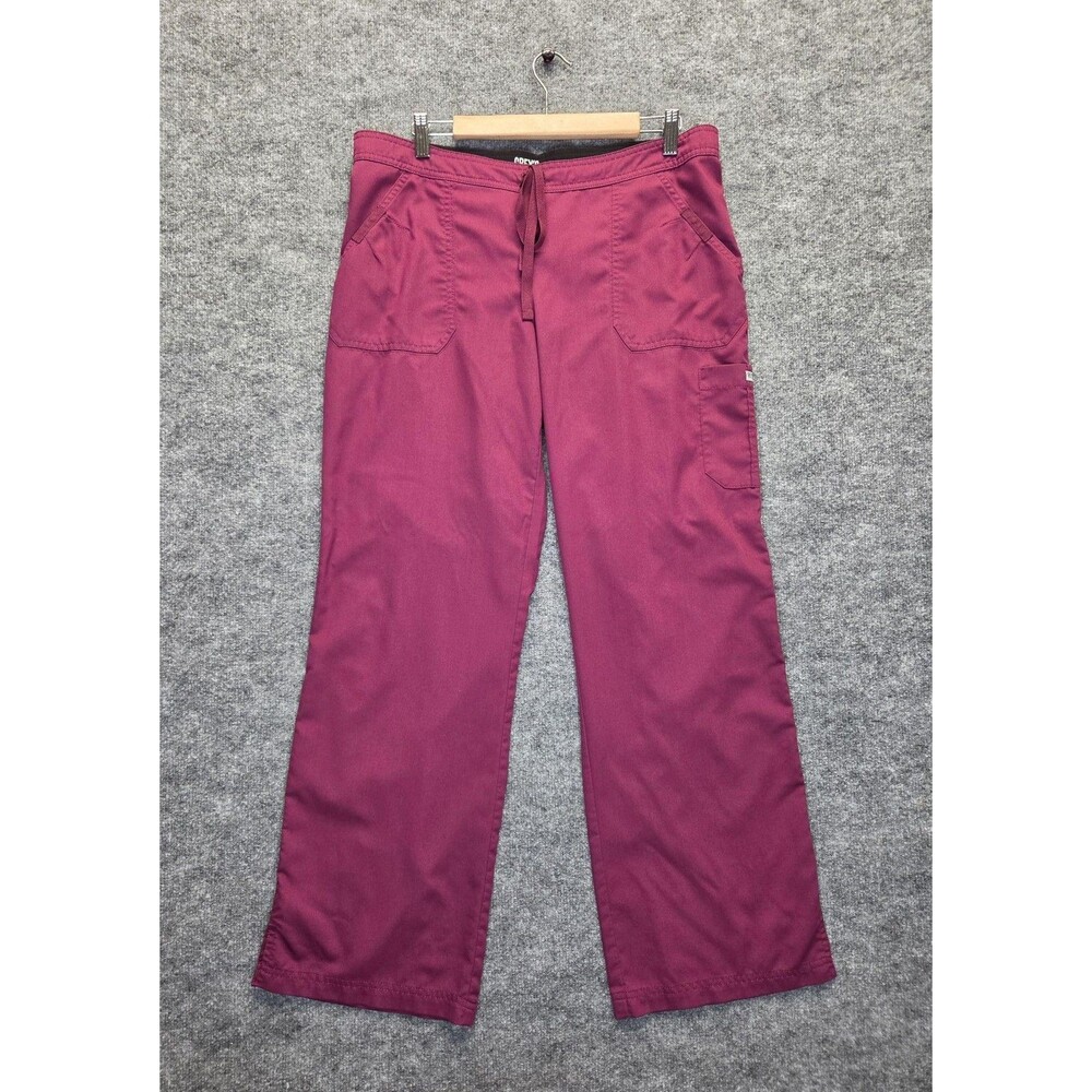 Grey's Anatomy By Barco Scrub Cargo Pants Womens L Lot 4 Multicolor Drawstring - Picture 4 of 15